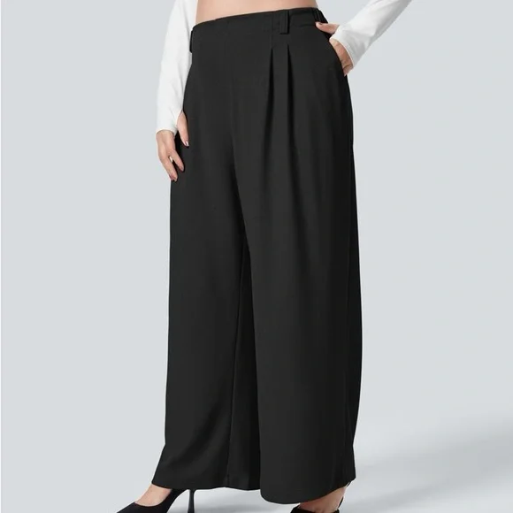 HALARA Black Wide-Leg Pants - Picture 3 of 6